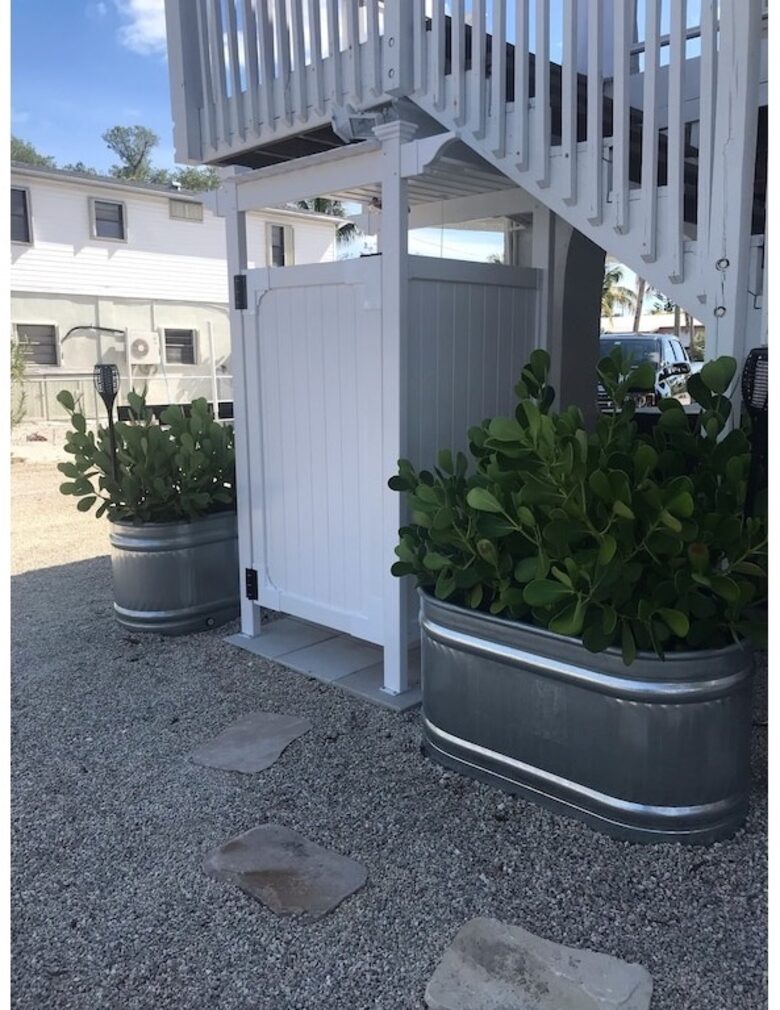 Home Exchange in Marathon, FL outdoor private shower