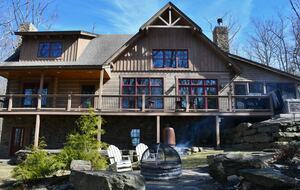 Home Exchange in Greentown, PA, incredible craftsmanship lodge
