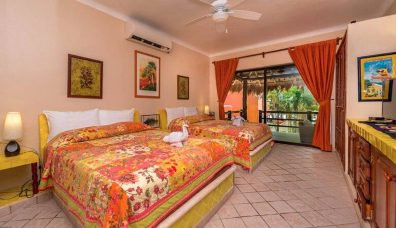 Guest room with two queen beds