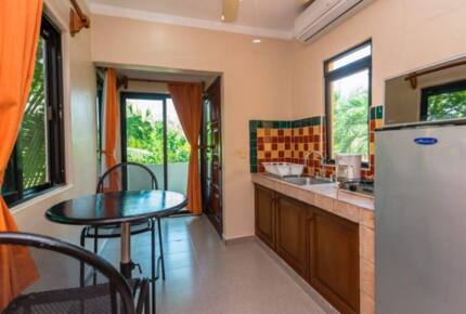 Studio apartment kitchenette