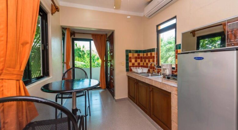 Studio apartment kitchenette