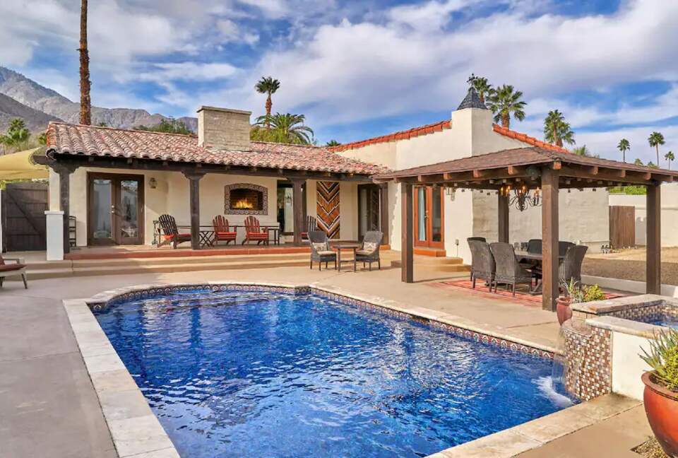 Home Exchange in Palm Springs, CA The Lone Palm House with a casita