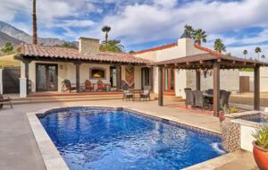 Home Exchange in Palm Springs, CA The Lone Palm House with a casita