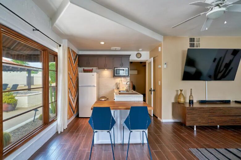 Home Exchange in Palm Springs, CA casita kitchenette