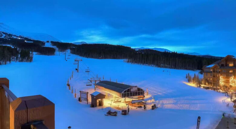 Evening view from balcony