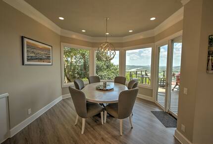 Home Exchange in Austin, TX dining room with a view