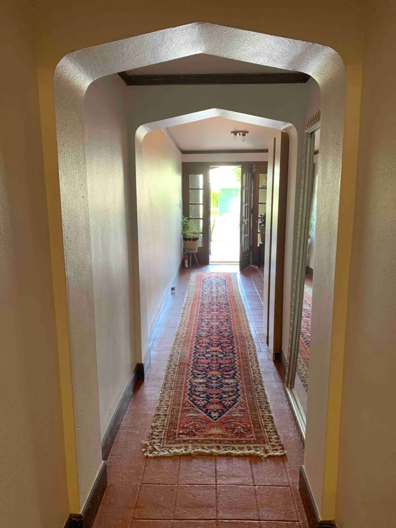 Home Exchange in San Francisco, CA, front entry into the charming home