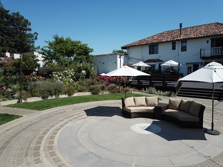 Home Exchange in Napa, CA patio with lounge seating