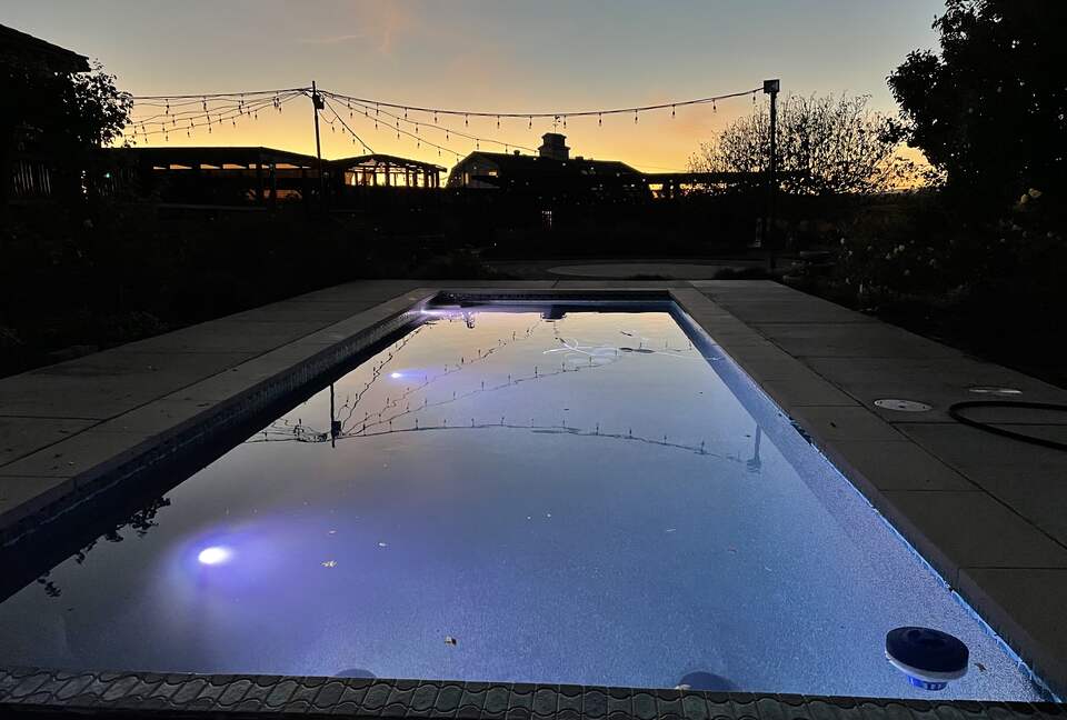 Home Exchange in Napa, CA incredible in ground pool with lights