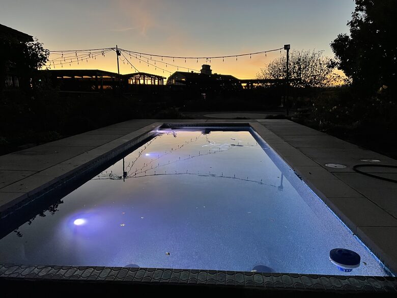 Home Exchange in Napa, CA incredible in ground pool with lights