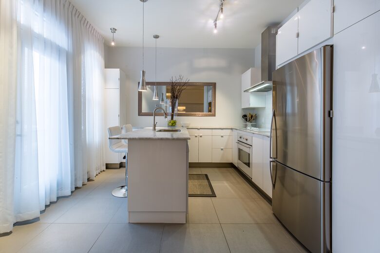 Home Exchange in Montreal, Quebec ultra modern kitchen