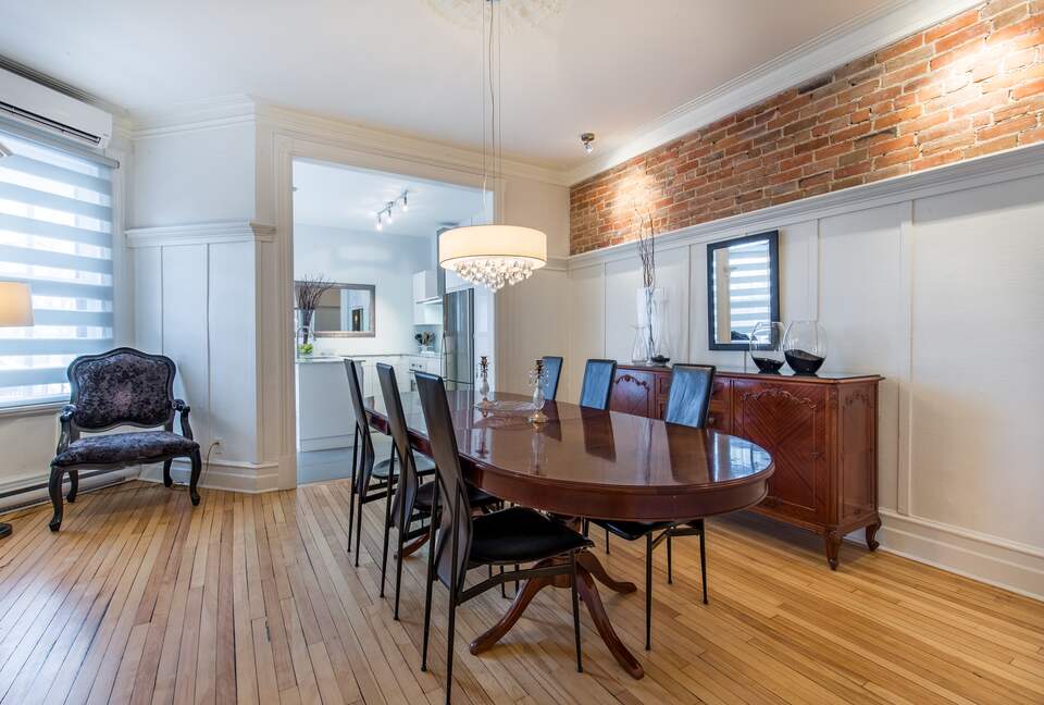 Home Exchange in Montreal, Quebec formal dining room