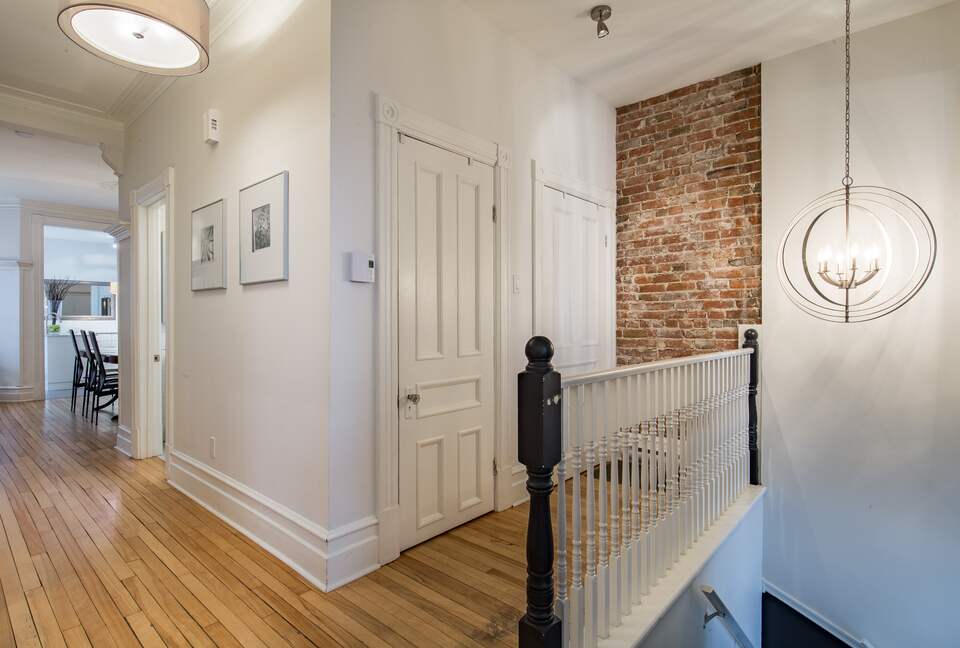 Home Exchange in Montreal, Quebec charming details and original floors