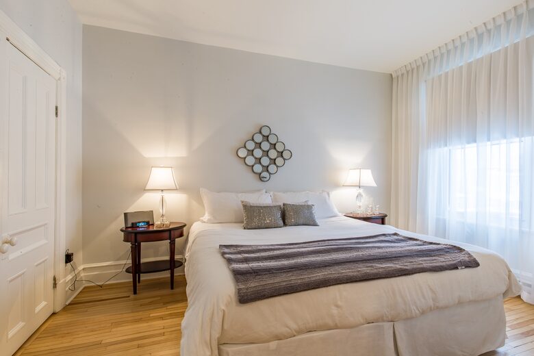 Home Exchange in Montreal, Quebec master bedroom