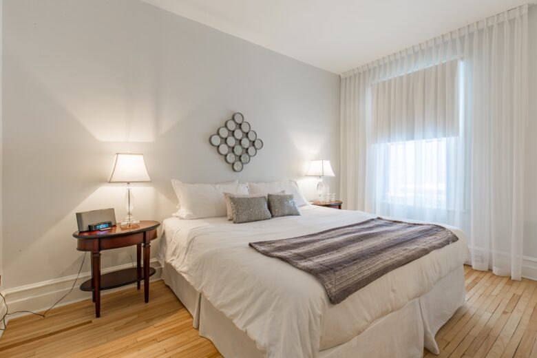 Home Exchange in Montreal, Quebec master bedroom
