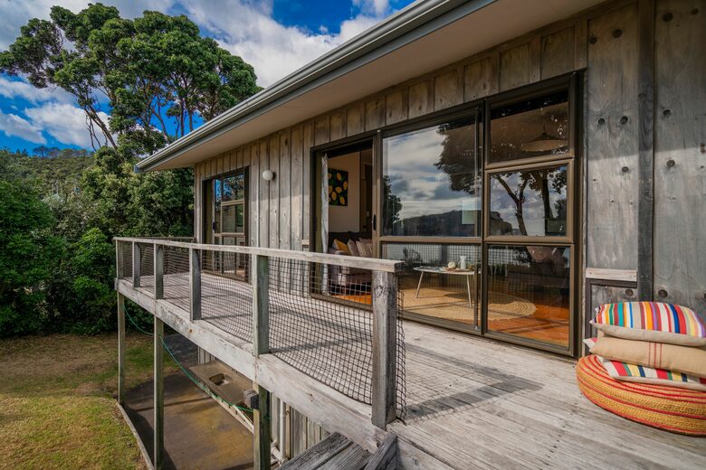 Home Exchange in Ferry Landing, Waikato, NZ patio into second living