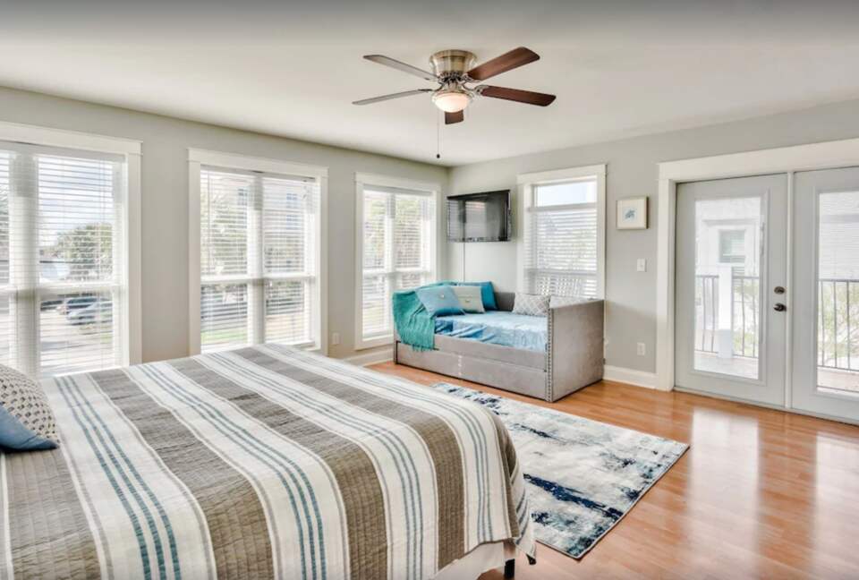 Master bedroom suite