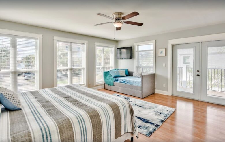 Master bedroom suite