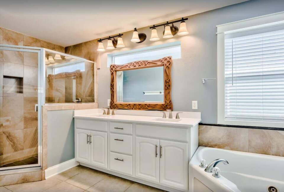 Master bathroom