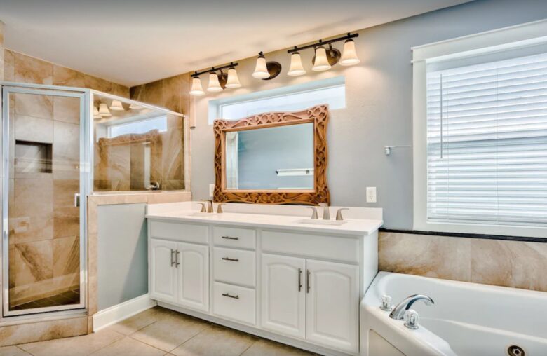 Master bathroom