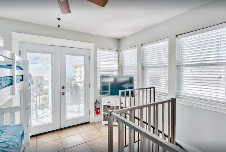 Loft with twin bunks