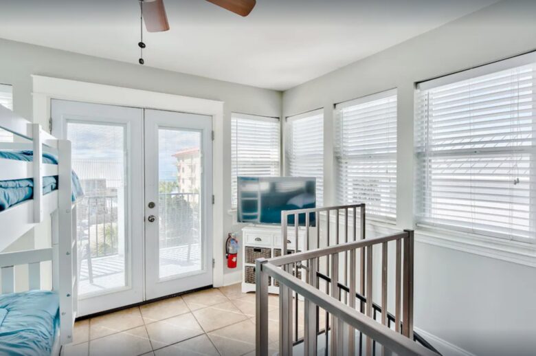 Loft with twin bunks