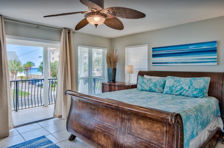 Master bedroom suite