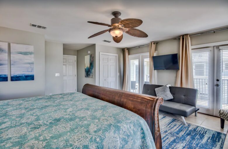 Master bedroom suite