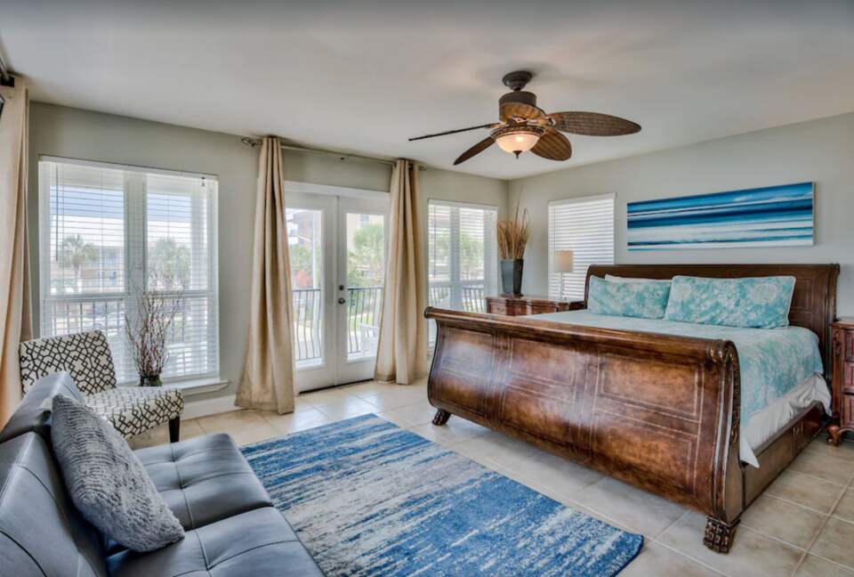 Master bedroom suite