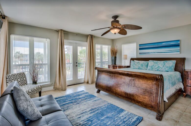 Master bedroom suite