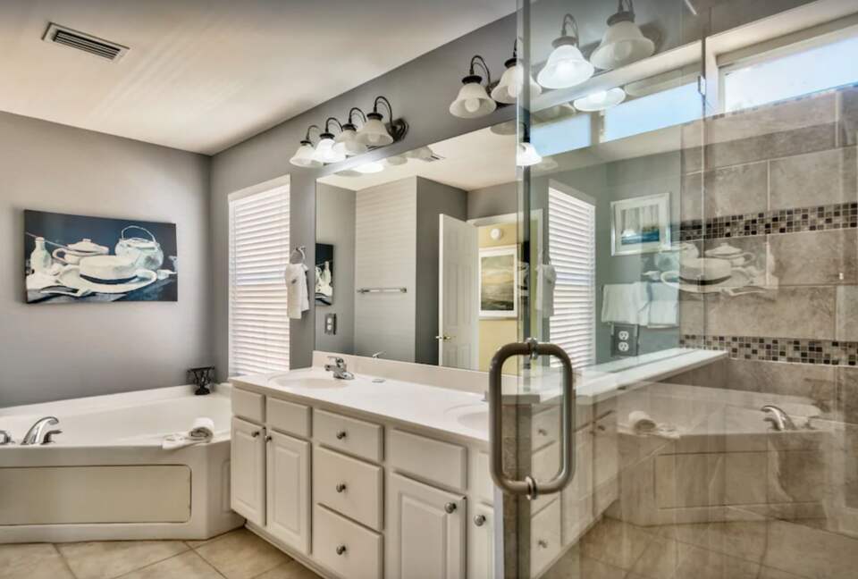 Master bathroom