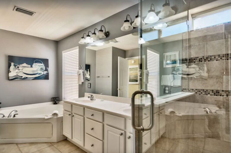 Master bathroom