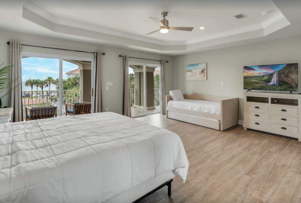 Master bedroom suite