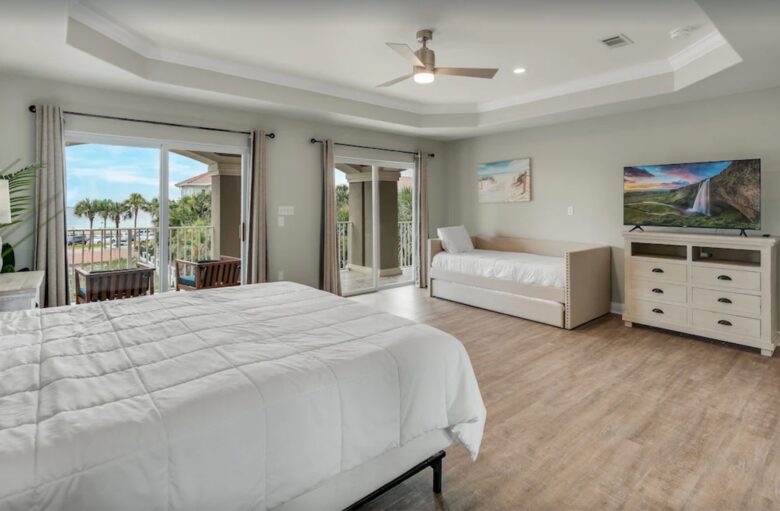 Master bedroom suite