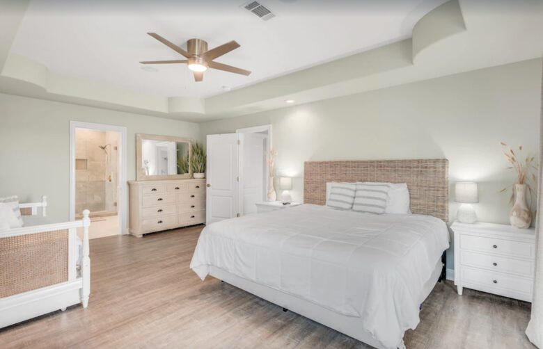 Bedroom with patio access