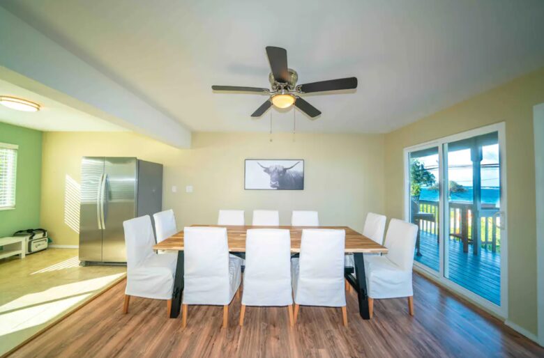 3 bedroom unit dining room