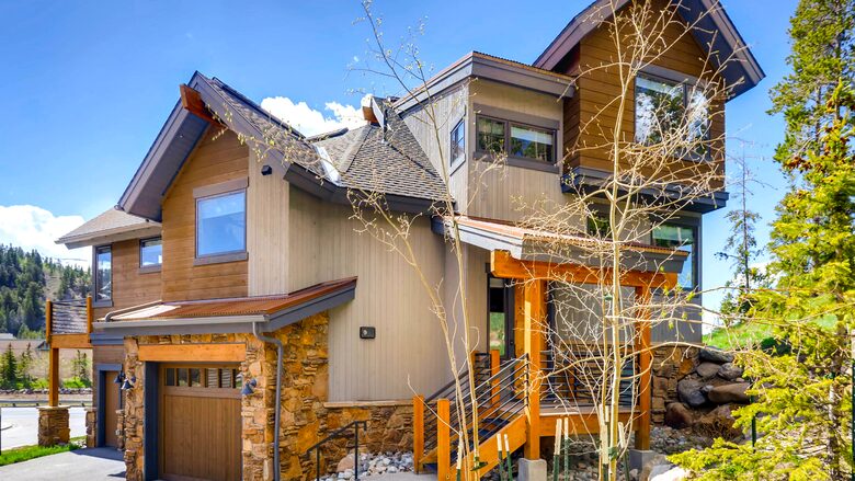 Home Exchange in Breckenridge, CO front of the cabin