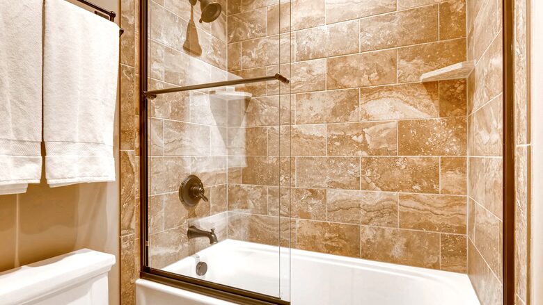 Home Exchange in Breckenridge, CO jack and Jill shower tub