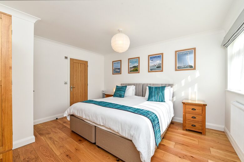 Master bedroom. Superking sized bed.