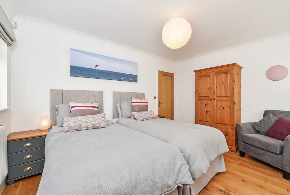 Bedroom 2. Normally twin singles, but can be superking.