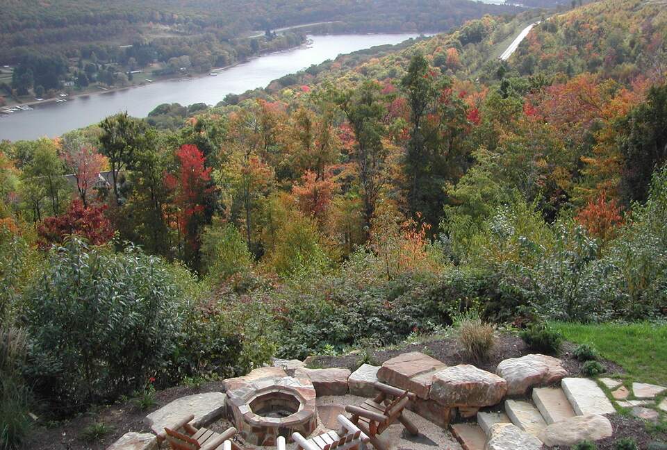 View from upstairs bedroom (Fall 2005)