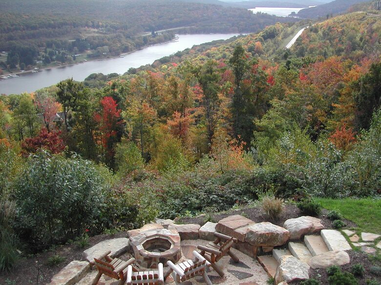View from upstairs bedroom (Fall 2005)