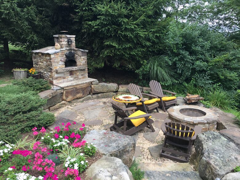 Pizza oven and firepit