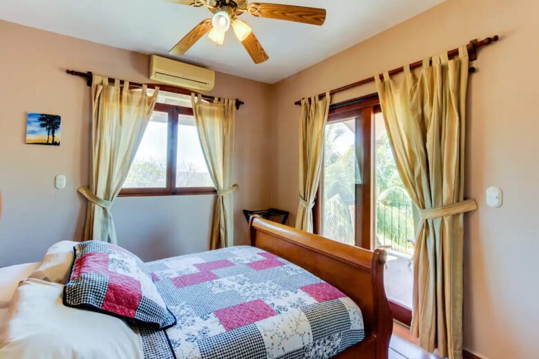 Home Exchange in Tola, Rivas, Nicaragua bedroom with patio access