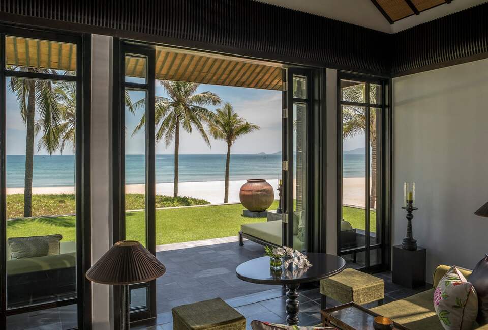 Ocean views from the living room