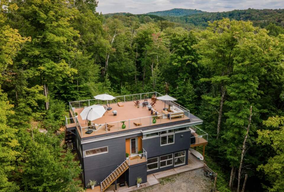 Stunning rooftop deck