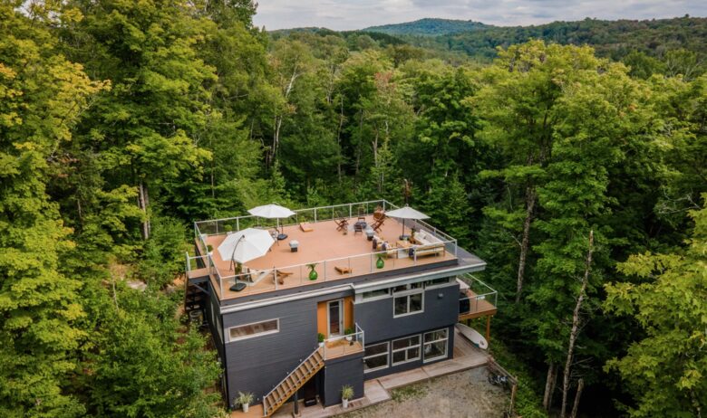 Stunning rooftop deck