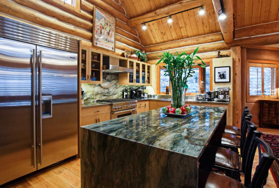 Updated kitchen with spacious island