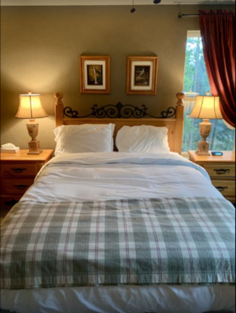 Top level queen bedroom