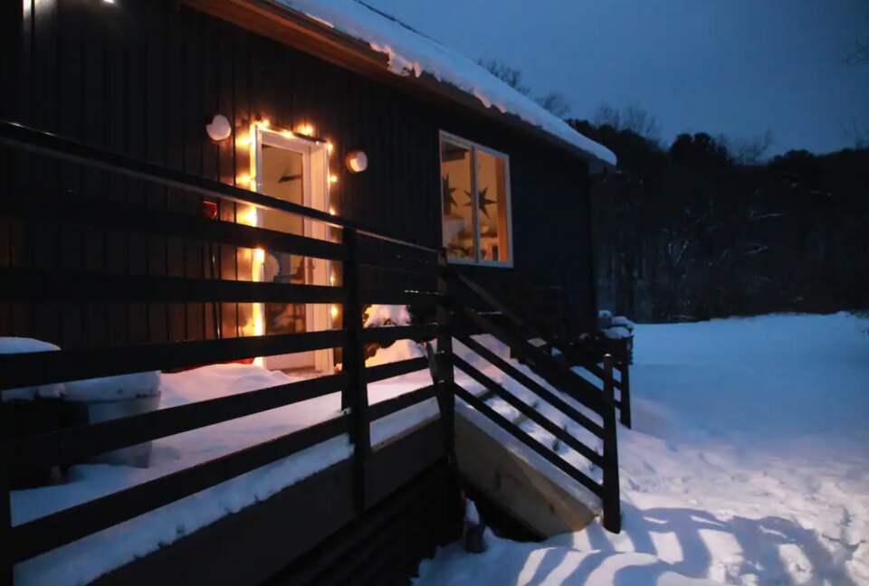 Cooperstown Nordic Farmhouse in winter